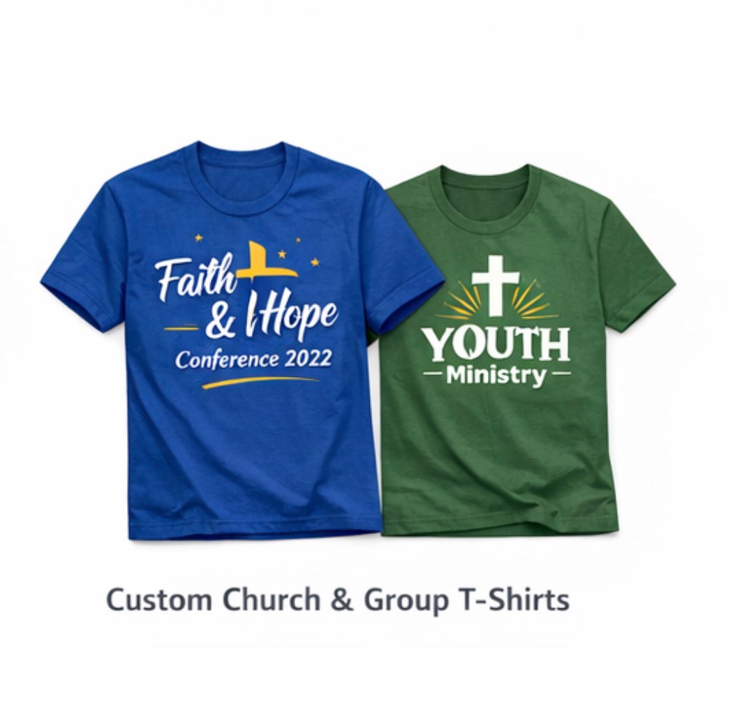 Custom Church & Group T-Shirts – Faith & Fellowship Wear